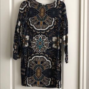 HM shift dress with boho pattern
